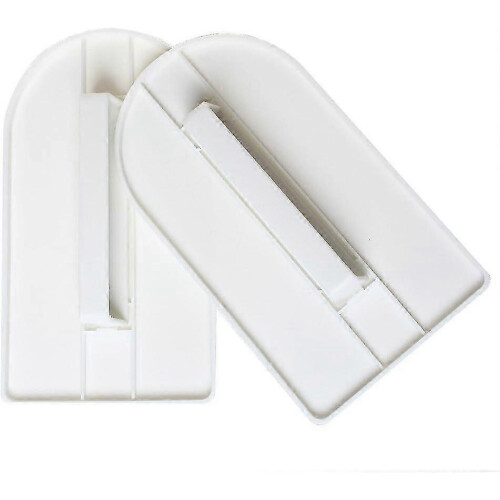 2pcs Cake Smooth Polisher Flat Edge Smoothing Tool