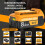 20 V 8,0 Ah:n litiumioniakku DeWalt DCB200:lle 5