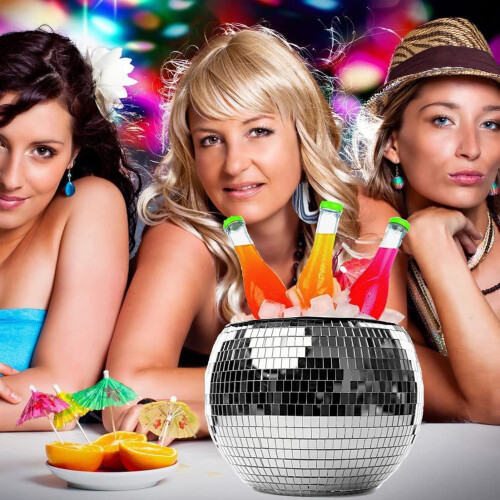 Discokula ishink – Glas och plast, 19 cm 1