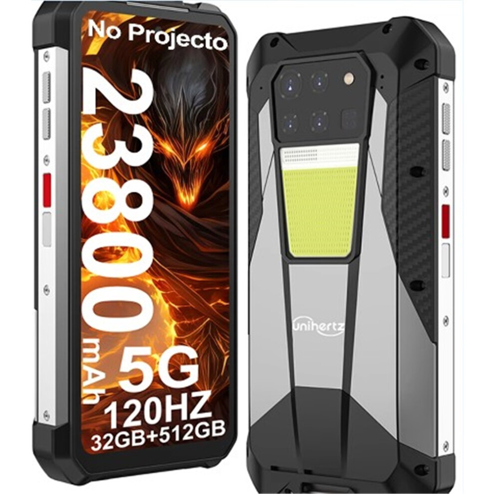 (Black) Unihertz Tank 3 By 8849 Rugged 32Gb 512Gb 23800Mah Dimensity 8200 5G,6.79", Black 4027021857457