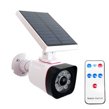 Refletor solar com câmera falsa