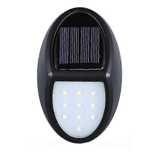 10-LED Solar Wall Lights - IP65 Twilight Sensor Outdoor