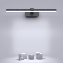 40 cm IP44 wasserdichter LED Badezimmerspiegel – 9 W, 6000 K Kaltweiß
