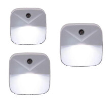 LED Nachtlichter zum Einstecken – Dämmerungssensor, 3er Pack