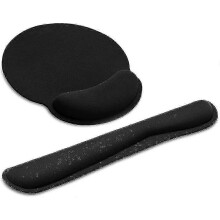 Mouse Pad, Gel Gaming Keyboard and Mouse Wrist Rest Pad, Ergonomic Memory Foam Wrist Pad
