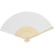 Ladies beige folding fan foldable cloth fan handmade fan dance and photo fan wall decoration accessories