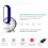 Ultra-Quiet Negative Ion Air Bladeless Tower Fan Silver 7