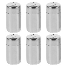 Salière et poivrière en métal, lot de 4