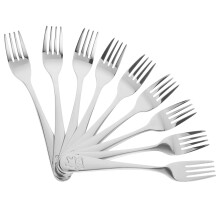 Ensemble de 9 fourchettes pour enfants en acier inoxydable