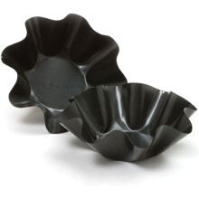 Conjunto de 2 Tigelas Antiaderentes de Aço Carbono para Tortilhas de 20 cm