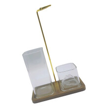Incenses Stick Holder Anti Ashes Flying-w Square double cups w