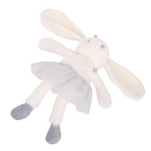Kaninchen-Prinzessin-Plüschtier 35 cm/13,78 in grau