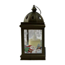 Julemandens natlampe, plastik, 14x6,4x6,4cm