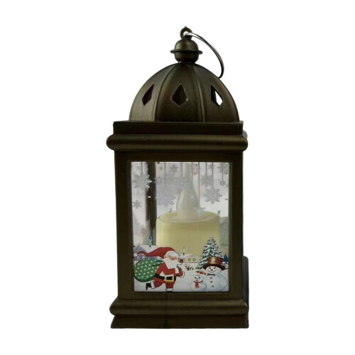 Lanterna Noturna Papai Noel, Plástico, 14x6,4x6,4cm