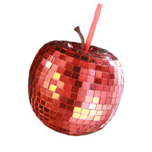 Glass Apples Christmas Ornament Apples Hanging Ornament-Red