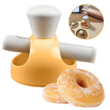 Forma para donuts com alicate para mergulhar, ABS de qualidade alimentar, 8 cm