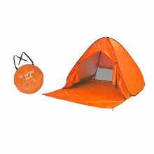 Strandtelt med glassfiberramme, 98 % UV-beskyttelse, 4–5