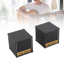 2 Stück Gitarren-Pick-Halter – Lautsprecherform 4,1x4,1x4 cm