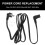 Flat Two-Prong Outlet Extender Black 2