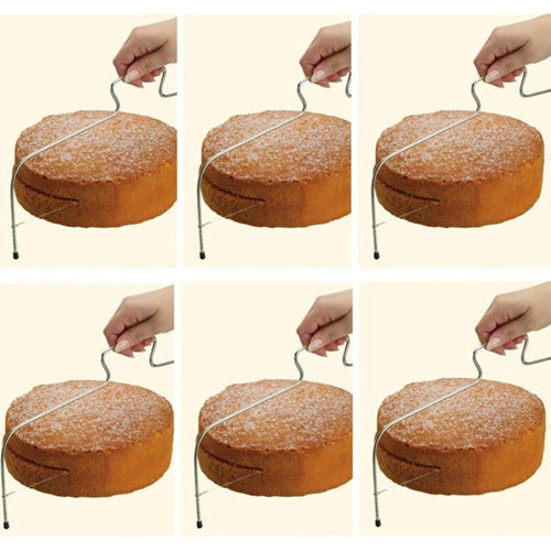 Coupe-gâteau et coupe-toast réglables noirs 1