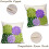 Fodere per cuscini in lino 45x45 cm – Set da 2 3