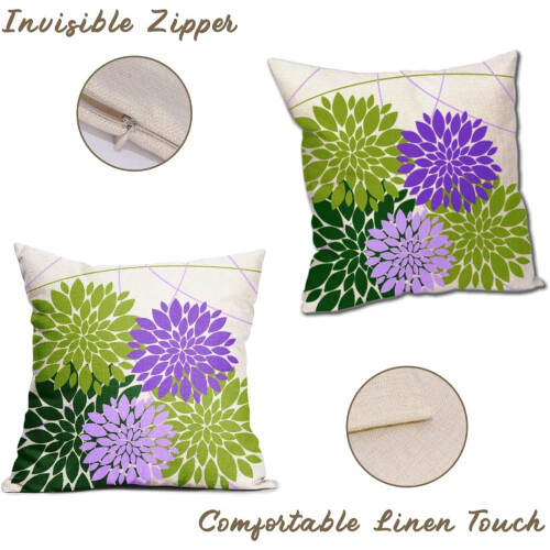 Fodere per cuscini in lino 45x45 cm – Set da 2 2