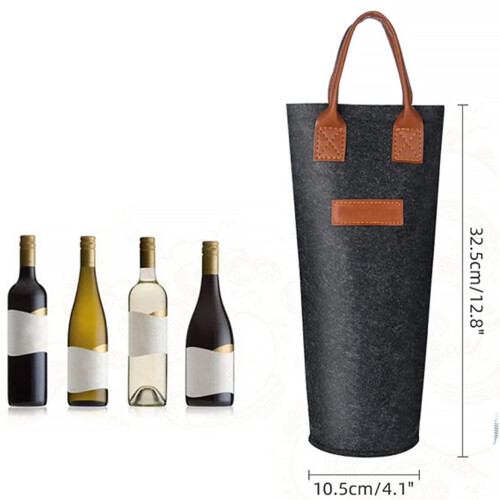 Sac isotherme pour une bouteille de vin – Noir 2