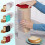 JingChun Bread Buddy Bread Box - Δοχείο αποθήκευσης πάγκου με καπάκι, θήκη ψωμιού για σάντουιτς, 2