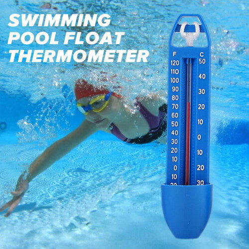Zwembadthermometer blauw 24 cm 1