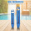 Zwembadthermometer blauw 24 cm 4