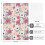 Conjunto de 2 panos de prato florais em microfibra, 45,7 x 66 cm (18 x 26 polegadas) 2