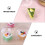 50x Boscaí Pacáistithe Cupcake PET Trédhearcacha 5