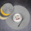 Sets de table ronds tissés en coton ramie de 18 cm 3