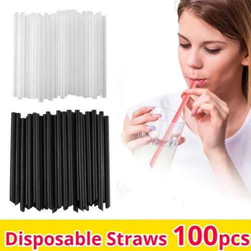 100 canudos extralargos de 7,5 polegadas para milkshake de boba 1