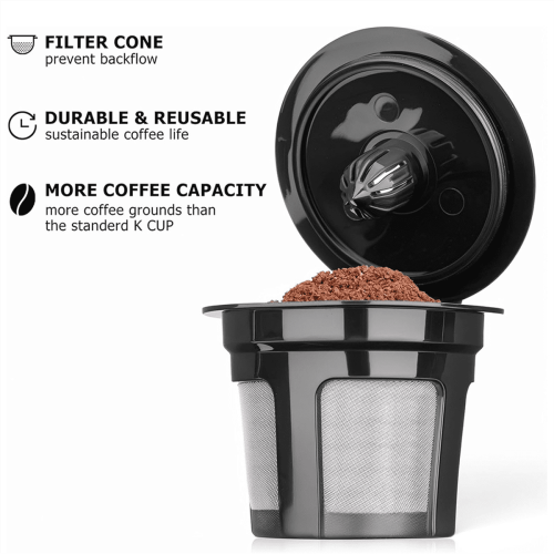 Capsule di caffè K-Cup riutilizzabili per macchine Keurig 1.0 e 2.0 (2 2