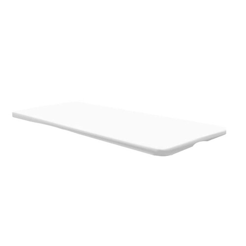 Spandex tablecloth white rectangular 6x2.5ft elastic 1