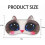 4-Pack Cute Cat Sleeping Masks - Soft Fluffy Eye Cover 4