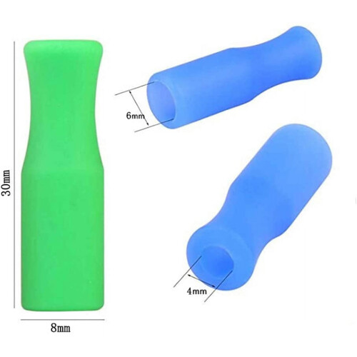 Canudos de aço inoxidável de 30 cm (12 polegadas), 4 unidades 2