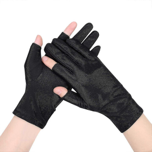 UV Protection Fingerless Gloves - Breathable Touchscreen Driving 2