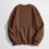 Langærmet pullover-sweatshirt til kvinder - løs pasform 4