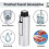 Pull Out Sprayer Faucet 2 Modes Kitchen Sprayer Faucet Pull Out Kitchen Sprayer Replacement Plastic Shower Head compatible with Bathroom Kitchen 5
