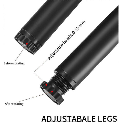 4er-Pack 15 cm verstellbare Möbelfüße - Metallfüße 2