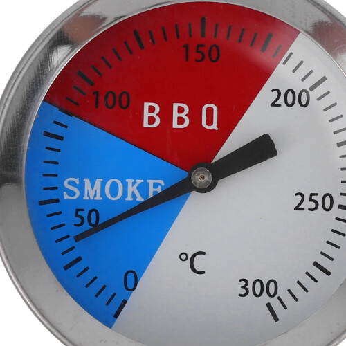 BBQ-Grillthermometer 300C Edelstahl 2