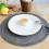 Set de 4 sets de table ronds tressés de 14 pouces 4