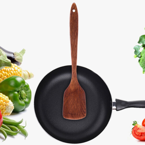 Espátula de cozinha de madeira 39x8cm 2