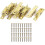 Messinkinen kaksoispallolukko 60 mm (10 kpl) 3