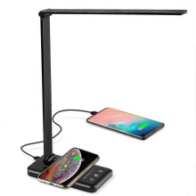 Kabellose LED Schreibtischlampe mit Ladefunktion – 5 Helligkeitsstufen/Modi + automatischer Timer