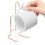 Porte-tasses en fer rose doré – Lot de 2 3