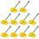 10 Sets Portable Wall Tile Leveling System Adjustable Height Fixed Lifting Tool 2
