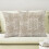 Boho linputetrekk 18x18 tommer sett med 2 4